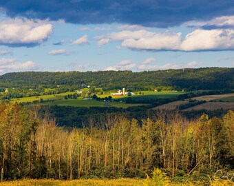 Watkins Glen NY Landscape Print: Finger Lakes Wall Art