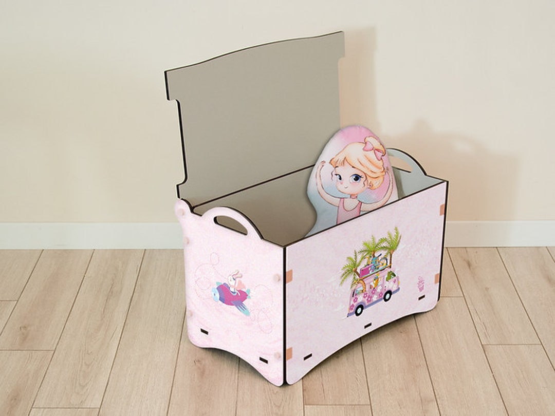 DIY Girls Toy Boxtoy Box for Girlsunfinished Wooden Toy Etsy Australia