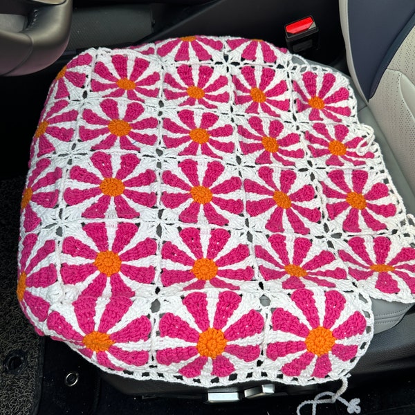 Crochet Seat Cover, Steering Wheel Cover, Crochet Wheel Cover, Handmade,Center console cover,Car AccWomen Gift,Car Accessories,Gift for her