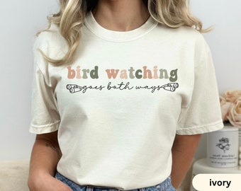 Camiseta retro conspirativa sobre observación de aves, regalo divertido para amantes de las aves