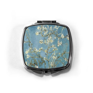 Van Gogh Compact Mirror - Almond Blossom Mirror - Vincent Van Gogh Gift - Famous Art Gift - Art Lovers Gift