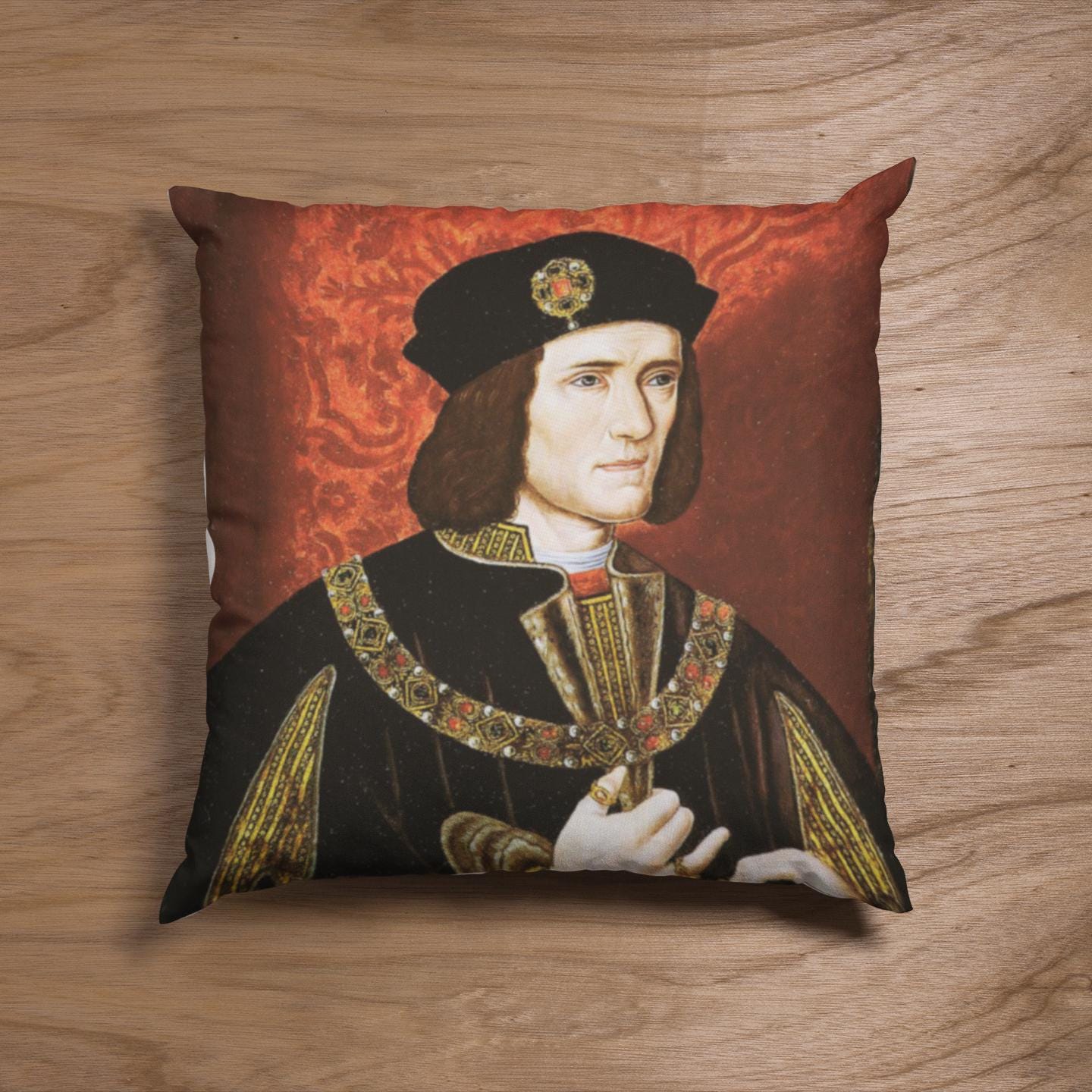 Richard the Third Cushion Cover - King Richard Cushion Case - History Cushion Cover