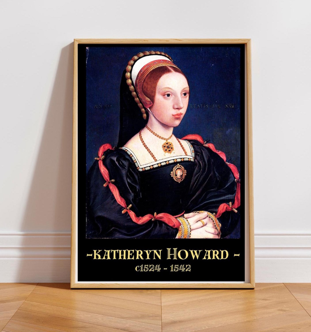 Howard Poster Katheryn Howard Print - Katherine Howard Poster - Tudor Queen Gift ...
