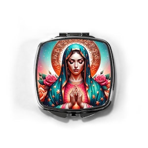 Notre-Dame de Guadalupe - Miroir - Cadeau Notre-Dame de Guadalupe - Miroir Vierge Marie - Cadeau d'art religieux