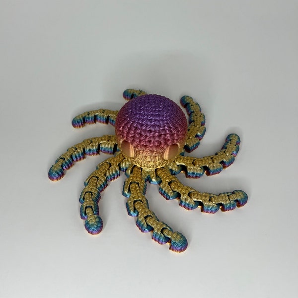 3D Printed Crochet Octopus (Articulated)