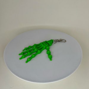 Flexi Skeleton Hand Keychain