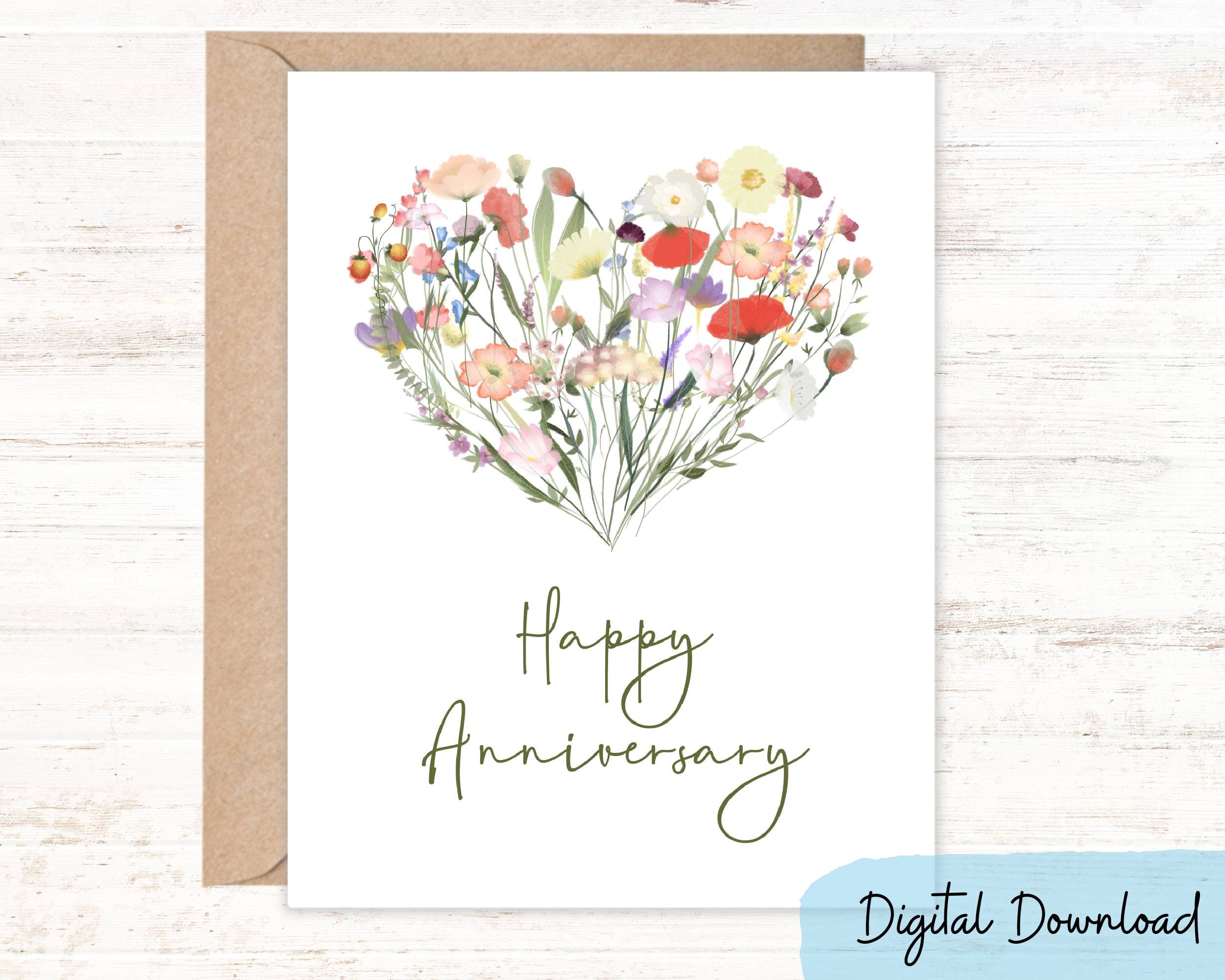 Printable Anniversary Cards Wife For 30 Years