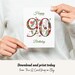 Printable Happy 90th Birthday Card, Wish a Special Happy 90th Birthday ...