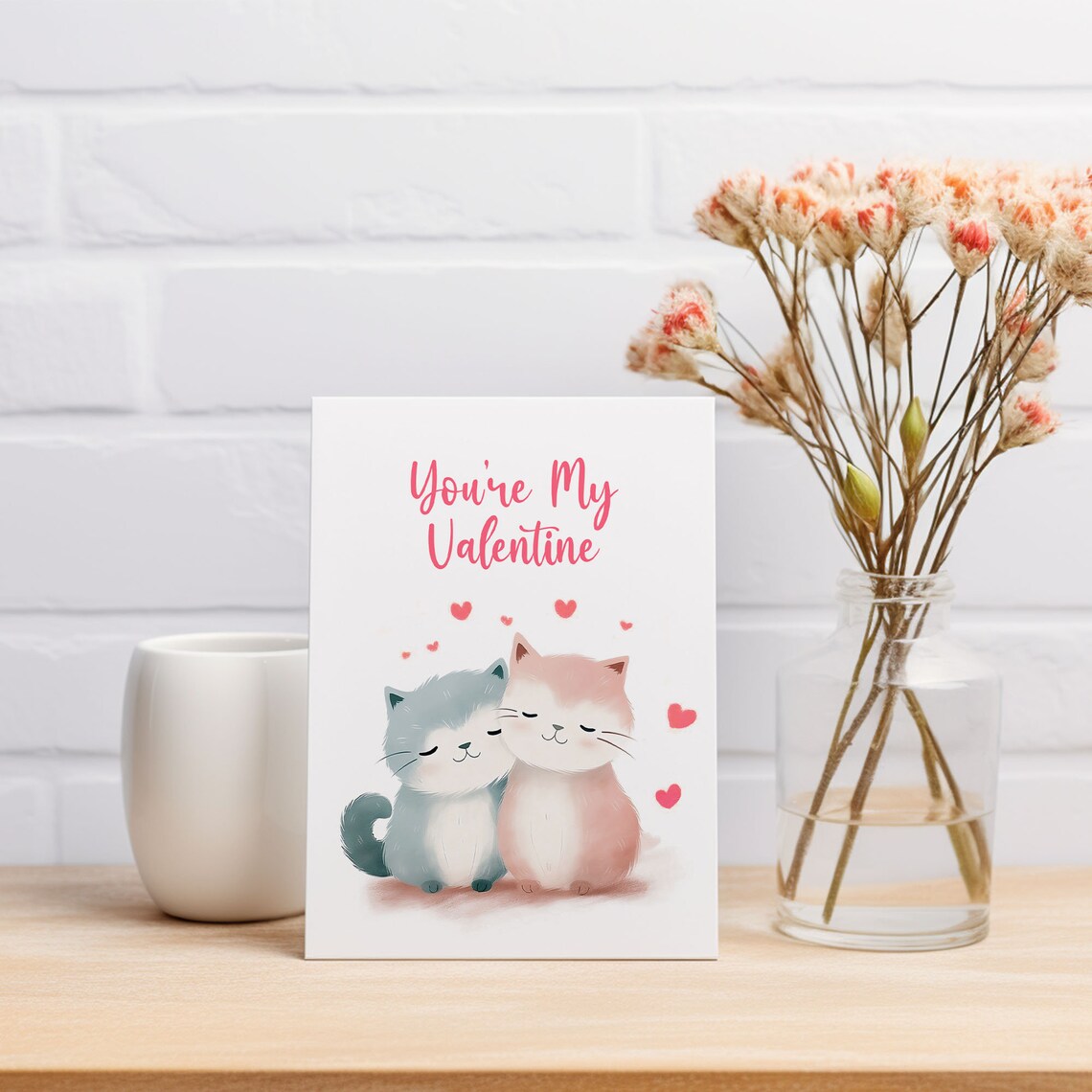 Printable Sweet Valentines Day Card, Valentine for Girlfriend Mom ...