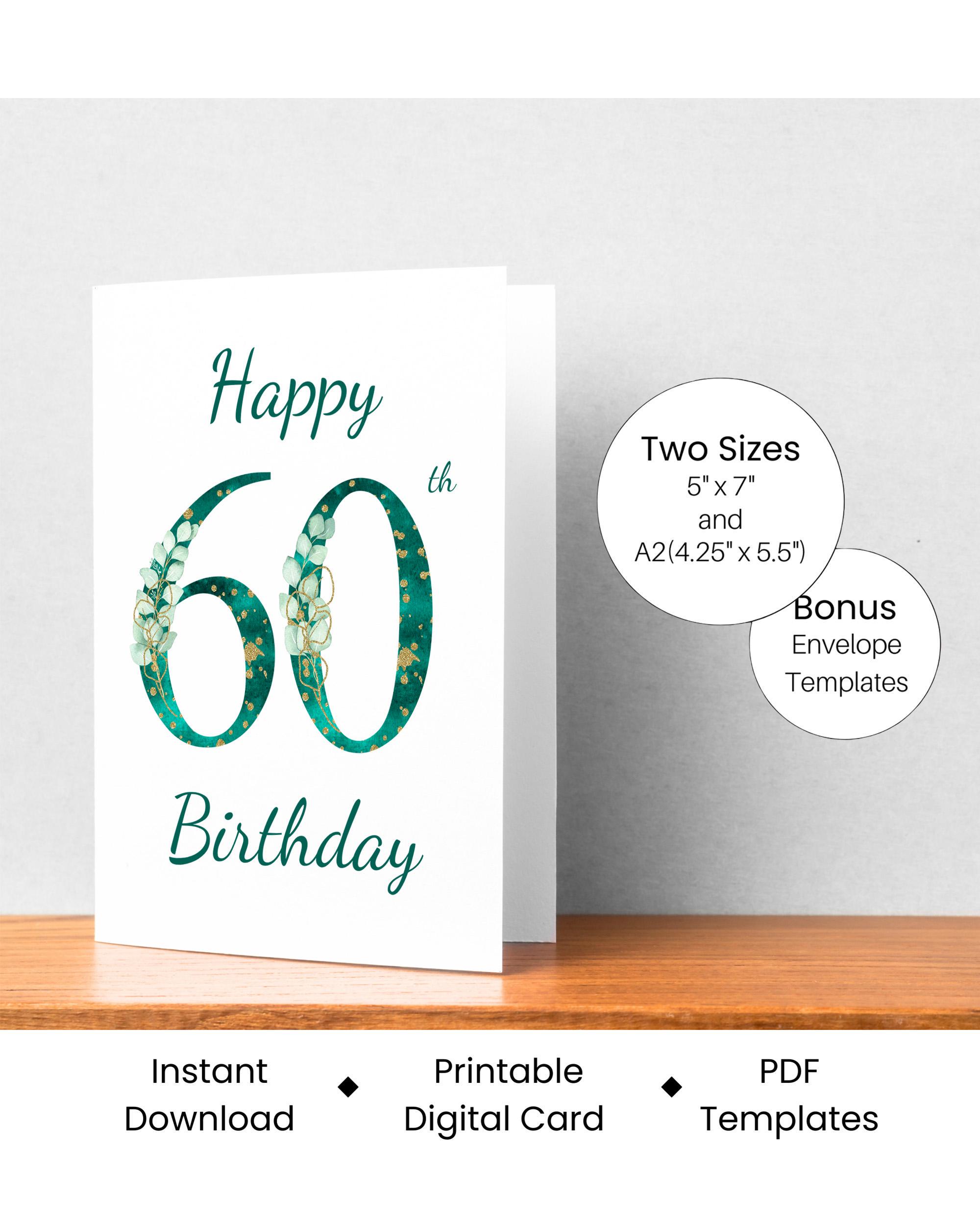 What Can I Write In My Sister S 60th Birthday Card - Free