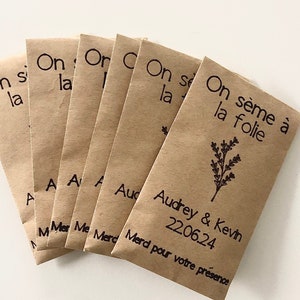 Personalized seed packet