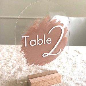 Marque table mariage