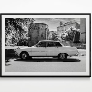Rover P6 3500 Classic Car, Vintage British Automobile, Seventies Iconic Vehicle Print, classic car poster