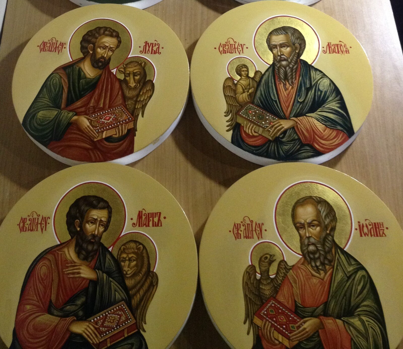 Orthodox Icon of the Holy Evangelist Mark, Hand Painted, Greek Icon ...