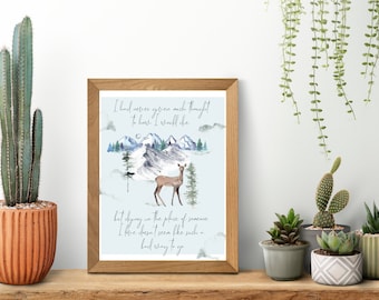 Forks Washington Twilight Book Poster, Twilight Wall Art, Twilight Decor, Twilight Print, Twilight Merch, Twilight Saga, Forks Washington