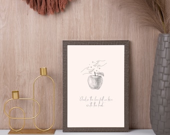 So The Lion Fell In Love With The Lamb Twilight Saga Poster, Twilight Wall Art, Twilight Print, Twilight Merch, Twilight Gift, Twilight Saga