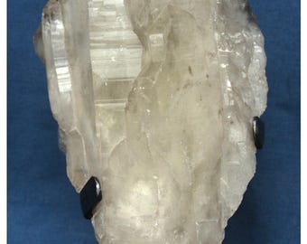 30% OFF - 3.6# Rare Mounted Smokey Alligator Elestial Quartz Crystal, K5.8
