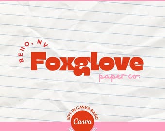 Kit de marca retro de Canva: logotipo llamativo y fuentes divertidas para papelerías
