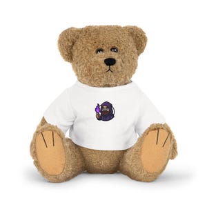 Plush Toy Gift for Kids with Cute T-Shirt, Birthday Gift, Stuffed Animal, Collectible Toy, Cuddle Buddy, Playtime Companion