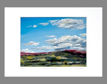 Limited Edition Print - 'Heather on The Tops'