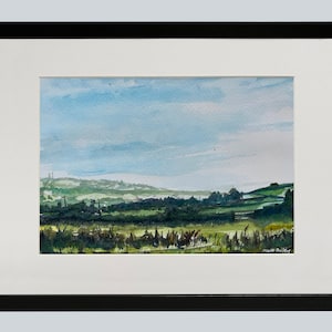 Verso Slaithwaite - Acquerello originale e tecnica mista su carta Saunders Waterford da 300 g