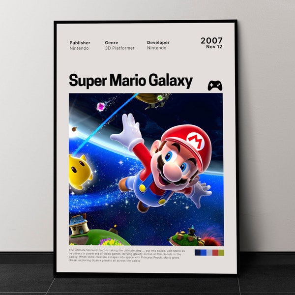 Super Mario Galaxy - Etsy