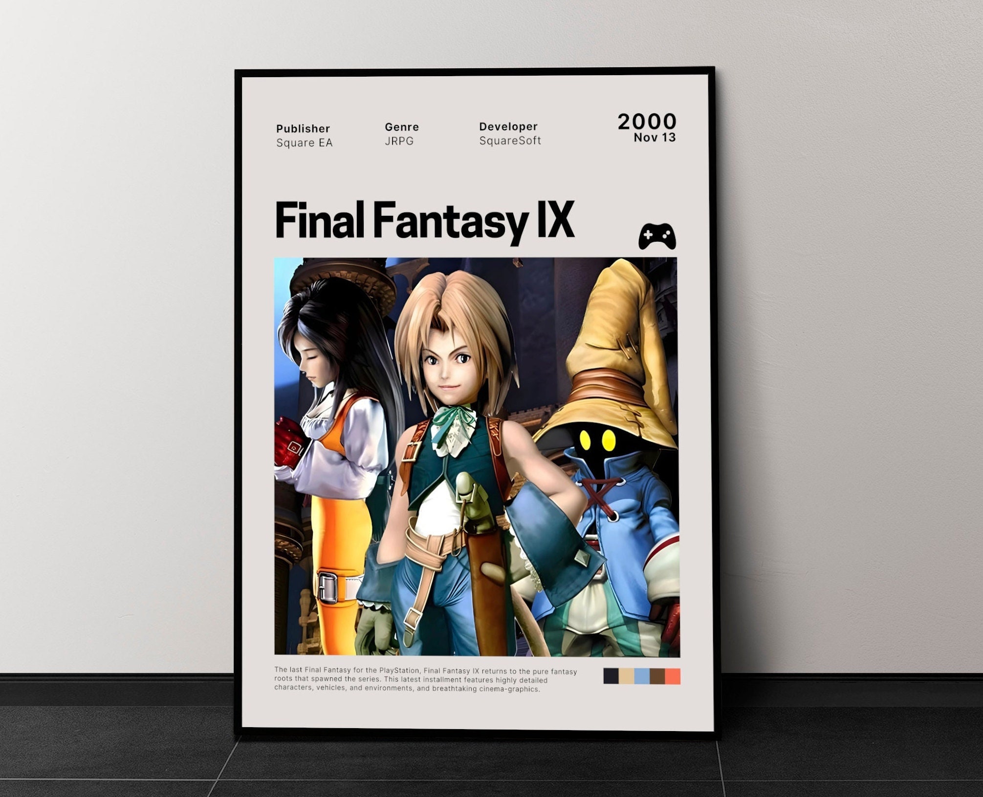 ファイナルファンタジー　ポスター　9枚セット ファイナルファンタジー ポスター 9枚セット 希少 店頭用 ファイナル