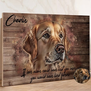 Custom Portrait Personalized gift for Mom Gift Mothers Day Gift Ideas Loss Gift Home Gift Dog Memorial Gift Bereavement Gift Pet Sympathy