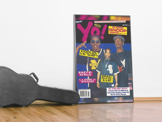 Coolio Poster Coolio Magazine Cover Tupac Shakur Poster - Etsy