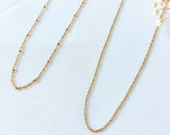 Basic ketting | Handgemaakt | Gold Plated RVS | RENS Sieraden