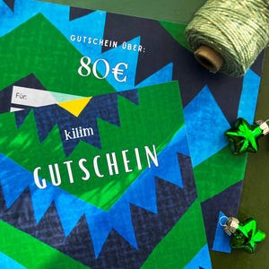 Gutschein Pattern Artprint/Gutschein Wandkalender Colorful Pattern/kreative Geschenkidee/Weihnachtsgeschenk