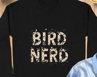 Bird Nerd Comfort Colors T-Shirt: Bird Watching Gift
