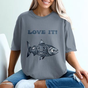 Funny Fish Graphic Tee: Dutch Fishing T-Shirt, Comfort Colors Shirt