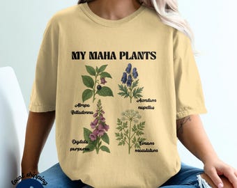 Poisonous Herbs T-Shirt: Sarcastic Gardening Comfort Colors Tee