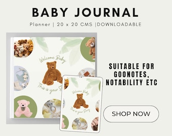 Baby Journal 2024 for pregnancy | pregnancy journal first year baby book | baby gifts | maternity gifts for mothers