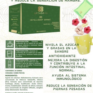 ID Bebida Inteligente de ARTABRIA. Infusión. Producto español. imagen 1