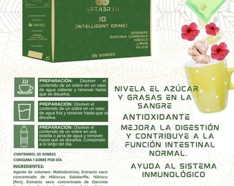 ID - Bebida Inteligente de ARTABRIA. Infusión. Producto español.