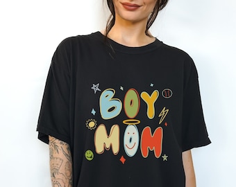 Boy Mom Shirt, Boy Mom Era, Boy Mom Gift, Pregnancy Gift, Expecting Mom gift, Trendy Mom Tee, Boy Mom Club, Boy Mama, Custom, Oversized