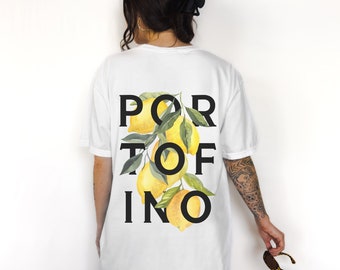 Portofino T-shirt, Italy Tee, Amalfi Coast Shirt, Summer Travel, Gift For Her, Europe Vacation, Capri, Italian Summer, Travel Essentials
