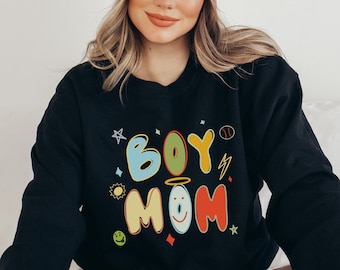 Boy Mom Sweatshirt, Boy Mom Era, Boy Mom Gift, Pregnancy Gift, Expecting Mom gift, Trendy Mom Sweatshirt, Boy Mom Club, Boy Mama, Custom