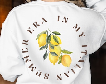 Italian Summer Era Sweatshirt, Travel Shirt, Gift for Traveler, Adventurer Gift, Travel Sweatshirt, Adventurer Gift, Trendy Gift, Minimalist