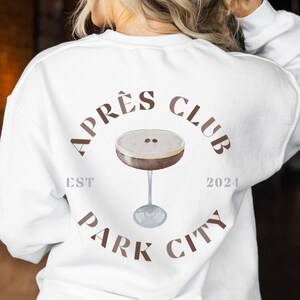 Sweatshirt Team Apres Ski Party - Tenue De Groupe Ski - Hommes Et Femmes - Coupe Classique
