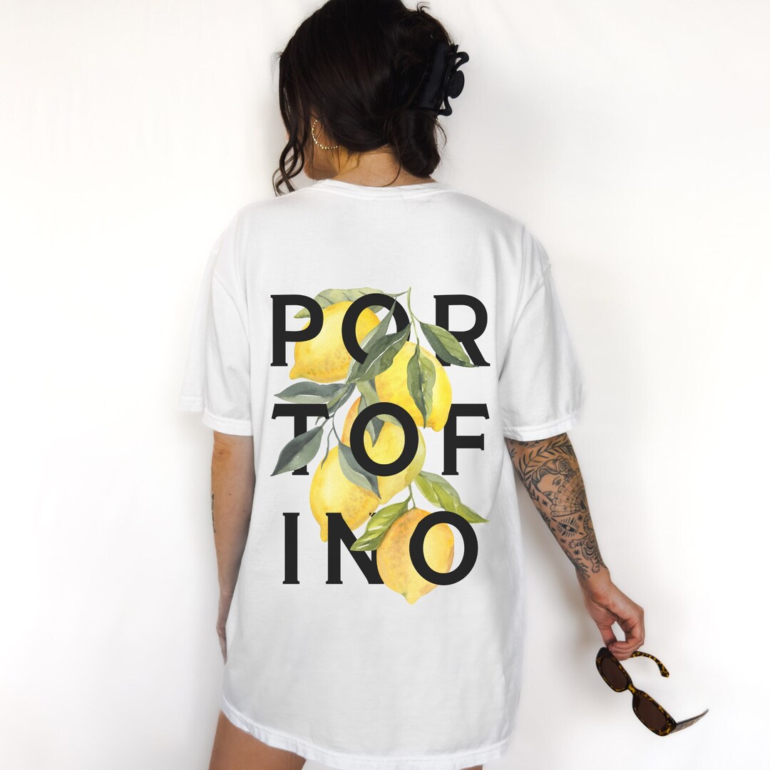 Portofino T-shirt, Italy Tee, Amalfi Coast Shirt, Summer Travel, Gift ...