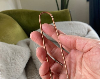 Handmade Copper Wire French Pin Bun Holder