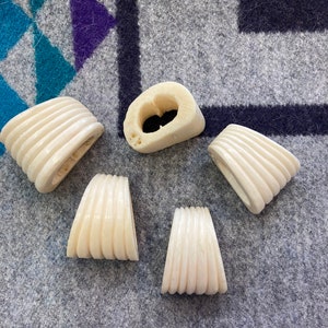 Hand Carved Bone Beads