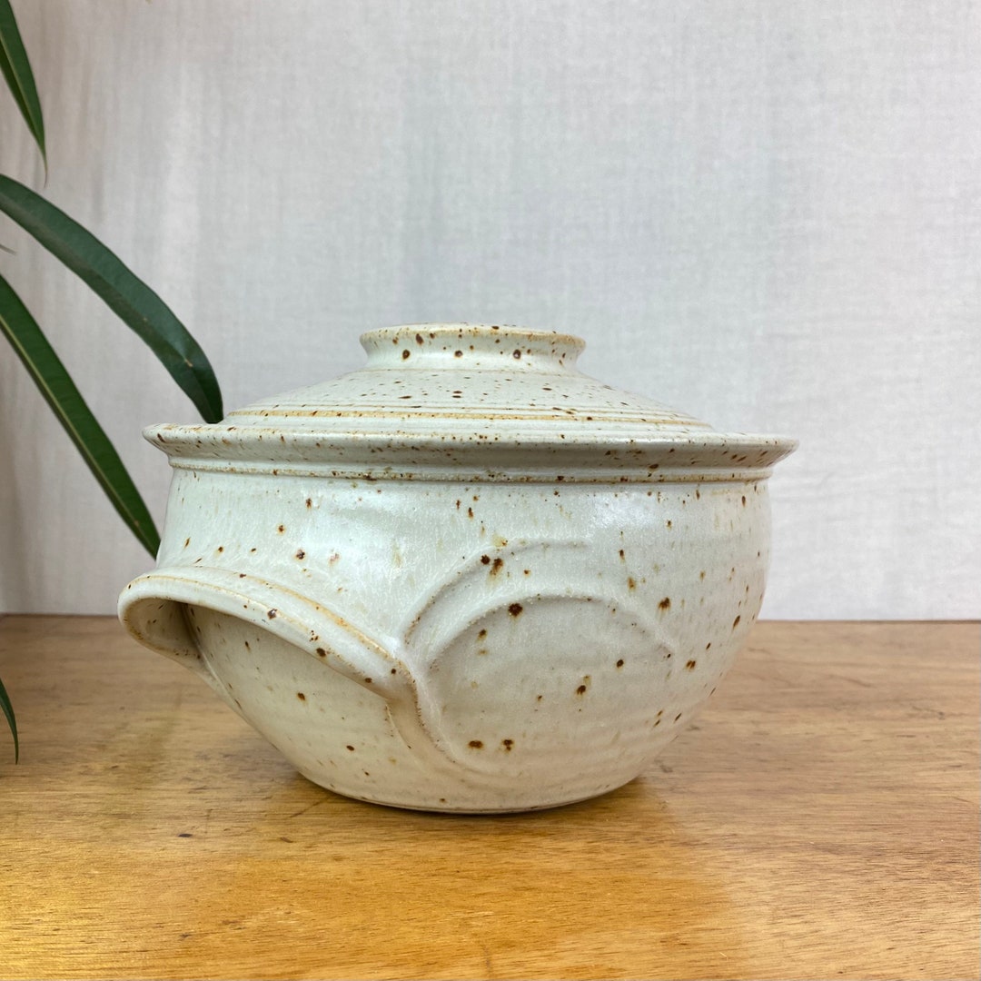 Handmade Speckled Ceramic Casserole Dish Etsy UK