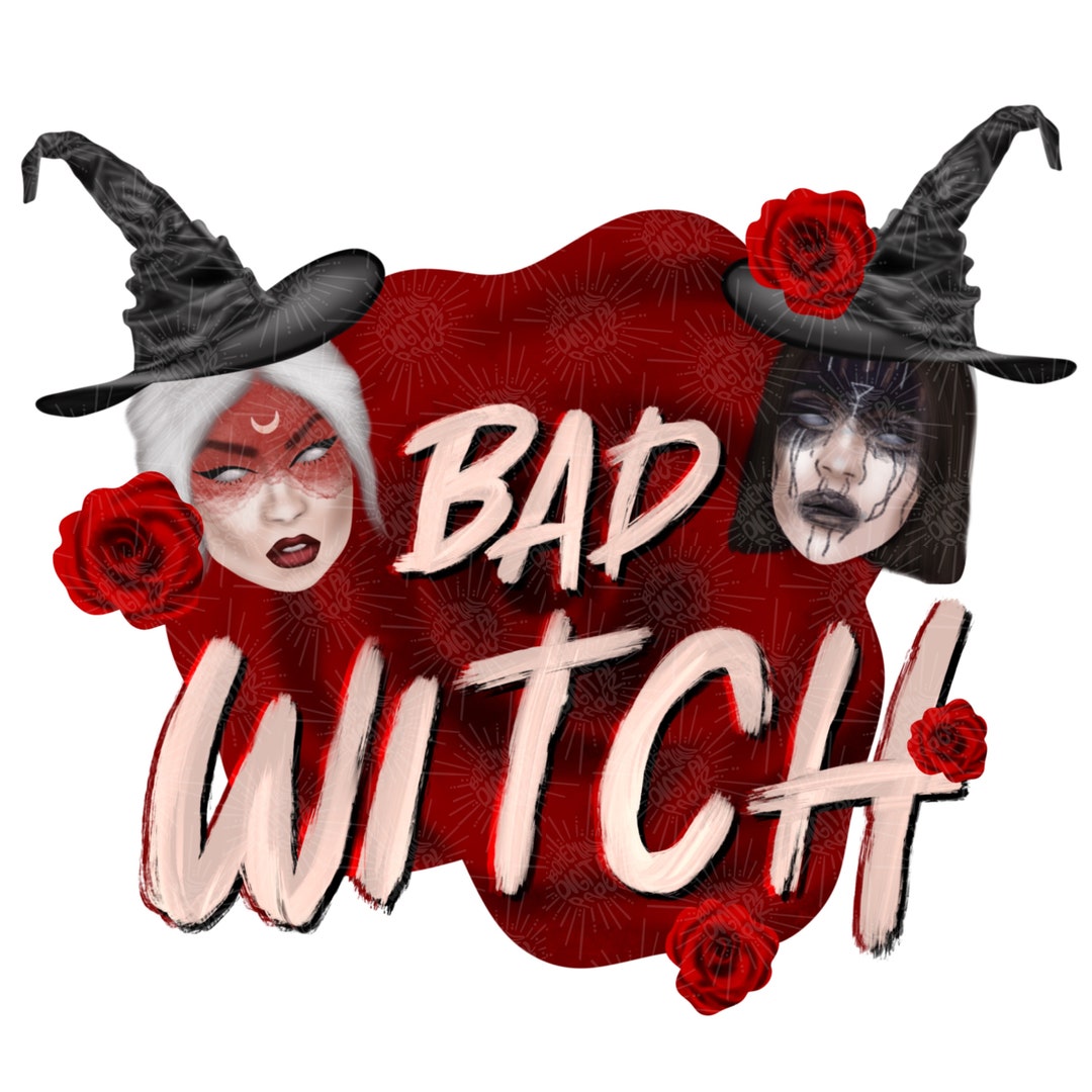 Bad Witch PNG Halloween Bad Witch PNG Halloween Bad Witch Etsy