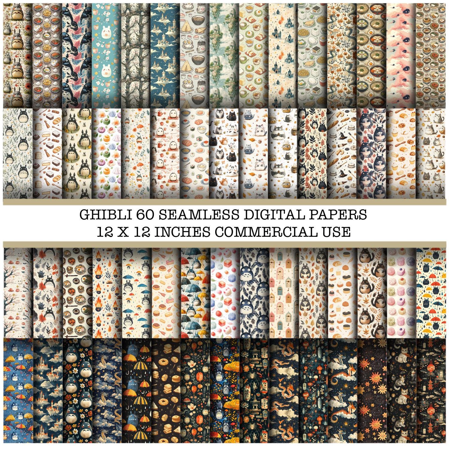Totoro Fabric - Etsy