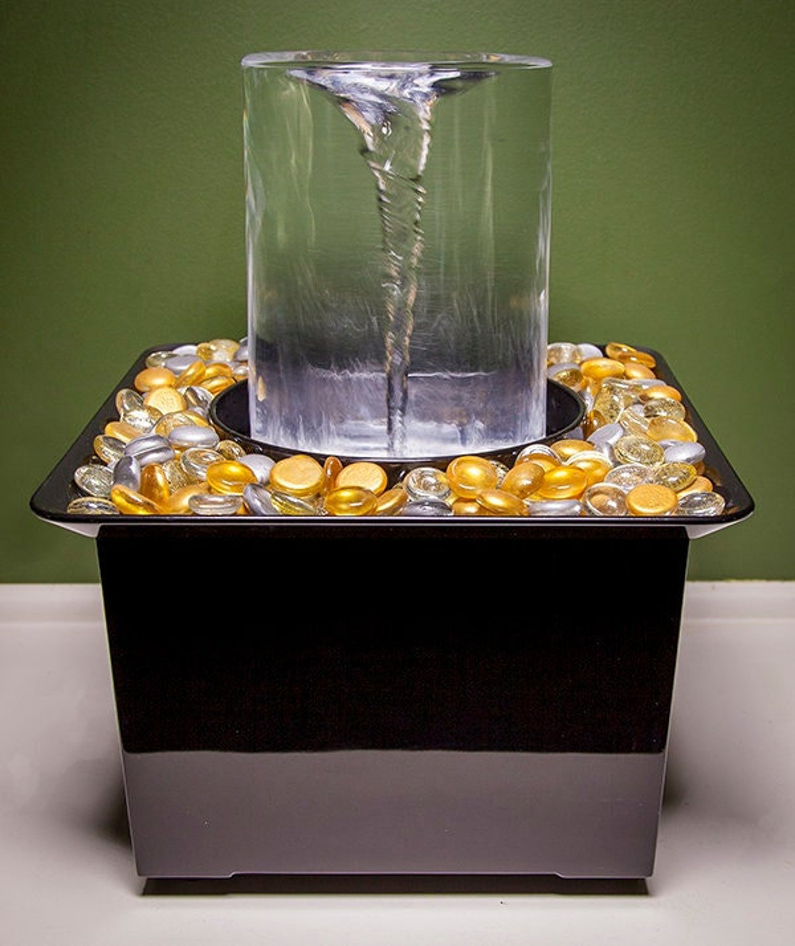 Tabletop Vortex Fountain Etsy