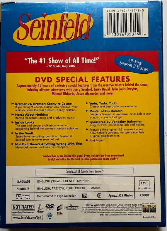 Seinfeld season (dvd) sealed
